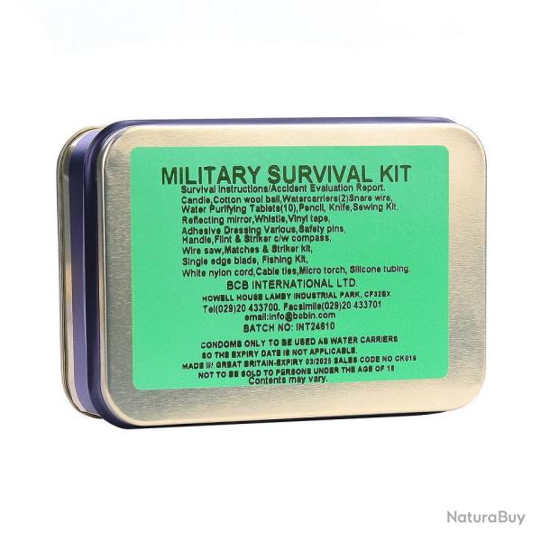 KIT DE SURVIE MILITAIRE