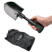 Pelle De Survie Pliante Multifonction (type Hache) – Acier Inox – Noir – Neuf