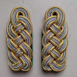 PAIRE DE PATTES D &Eacute;PAULE DE MAJOR GENERAL  DE LA POLICE DE S&Eacute;CURIT&Eacute;