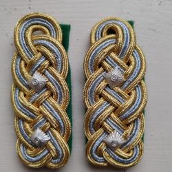 PAIRE DE PATTES D &Eacute;PAULE DE  GENERAL D INFANTERIE  DE LA POLICE DE S&Eacute;CURIT&Eacute;