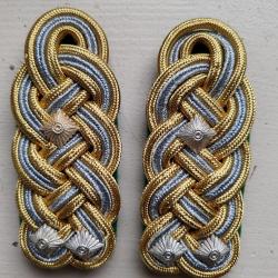 PAIRE DE PATTES D &Eacute;PAULE DE  GENERAL   DE LA POLICE DE S&Eacute;CURIT&Eacute;