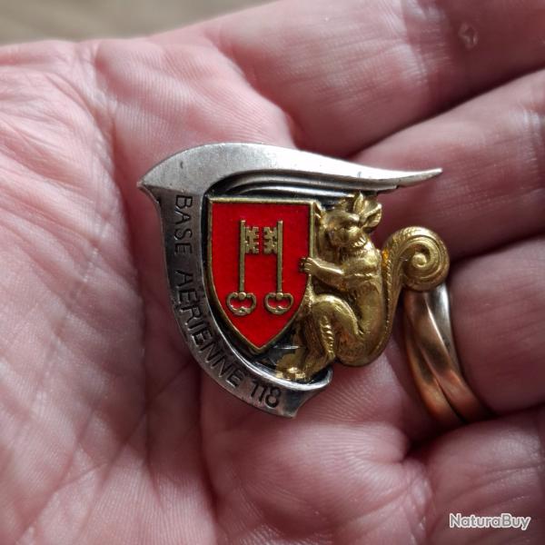 INSIGNE BA 118 MONT DE MARSAN ( DRAGO - NOISIEL )