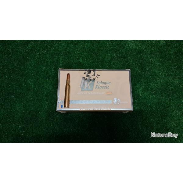 Bo�te neuve de 20 cartouches Sologne cal. 30-06 subsonique 220 grs