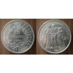 France 10 Francs 1970 Hercule Argent Frs Frs Frc Piece Europe