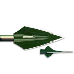 Lot de 3 pointes de chasse Zwickey Eskimo pour f&ucirc;t en bois 125 grain 4 blades