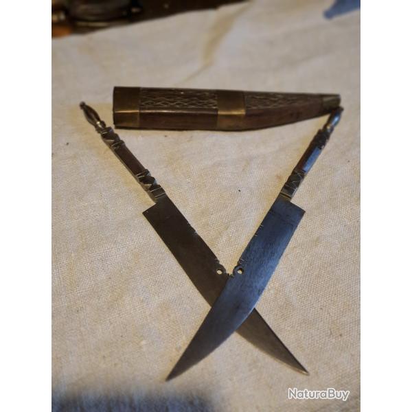 Paire de rasoir kabyle ancien