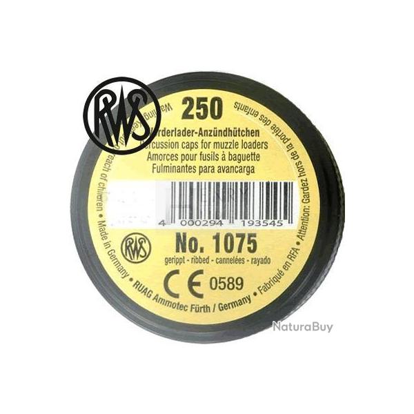 RWS AMORCES PN 1075 X250