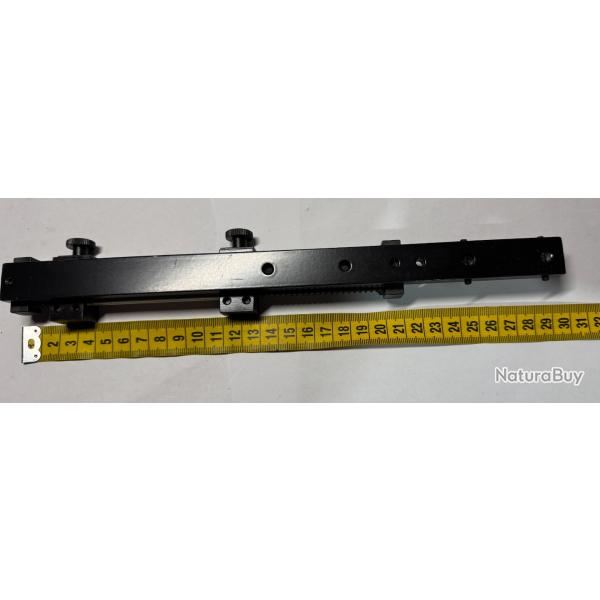 Amortisseur / Spring Buffer Mount 290 mm pour rail 11 mm - Neuf UNIFRANCE / Le Pisteur