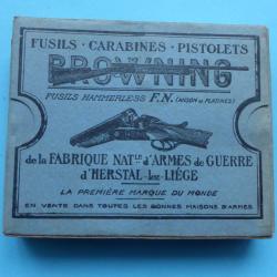 REF 43 - RARE TRES ANCIENNE BO&Icirc;TE CARTOUCHES CHASSE CAL 12 - Marque CF - chevrotines 9 gr