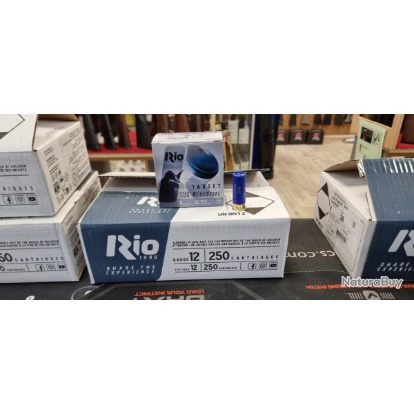 250 cartouches Rio target bluesteel 28gr en 7