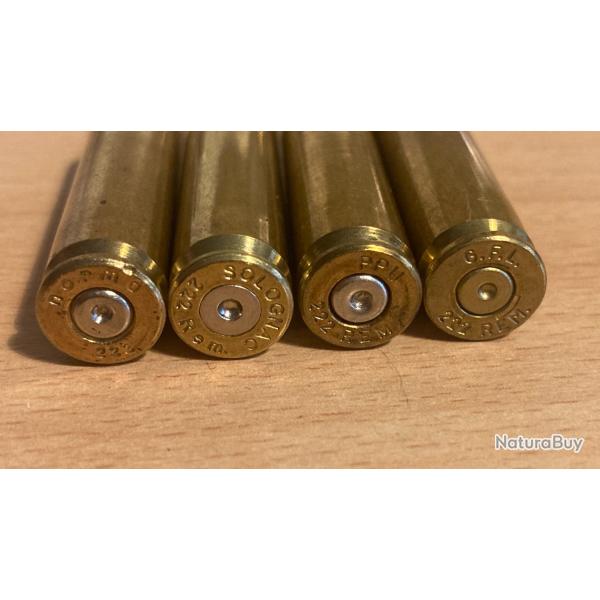 lot de 160 etui 222 remington