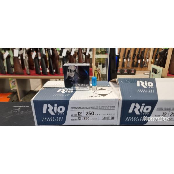 250 cartouches Rio star team Platinium en 8en 28gr