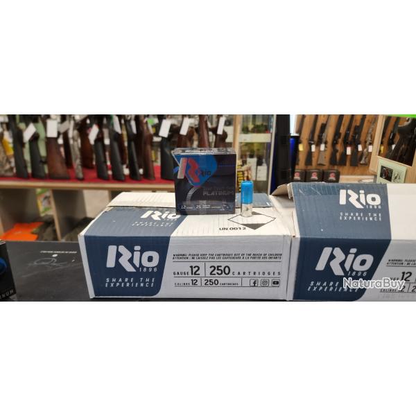 250 cartouches Rio star team Platinium en 7 1/2en 28gr