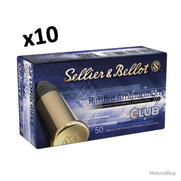 SELLIER & BELLOT 22Lr Standard Club x500