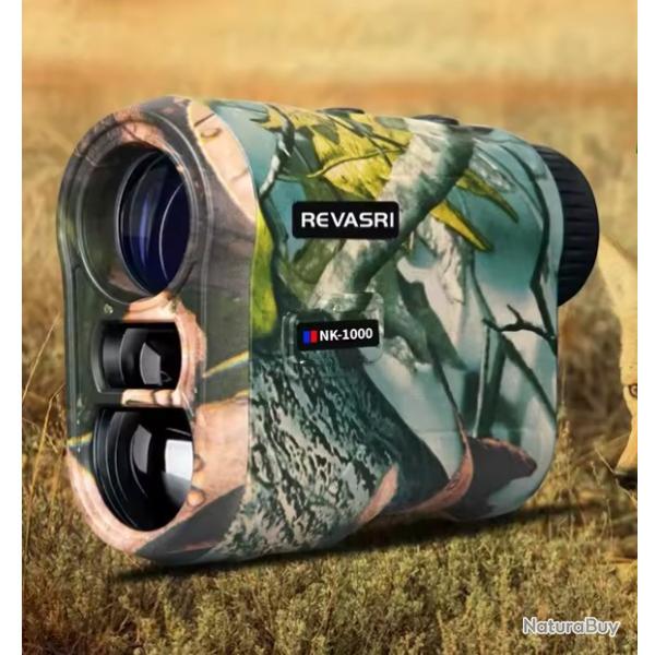 T�l�m�tre Laser 1000M t�l�m�tre de chasse avec batterie Rechargeable
