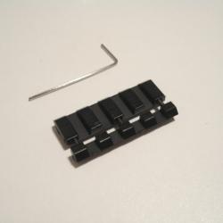 Adaptateur 11 mm vers picatinny