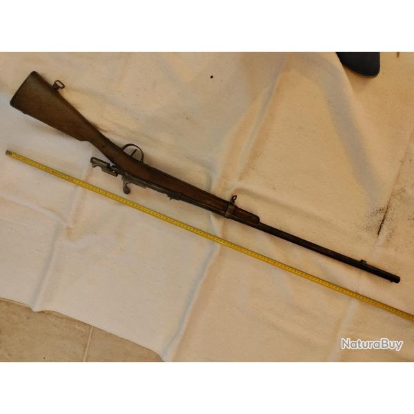 Fusil GRAS mod�le 1874 modifi� chasse calibre 16