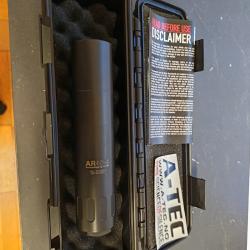Silencieux mod&eacute;rateur de son A Tec AR40-4 calibre 308 filet&eacute; en 5/8x24