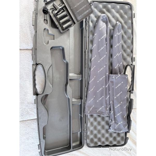 Tr�s beau fusil HUGLU Mod. Eagle Superpos� 3" en cal. 12/76 Cat. C1c .NEUF. Jamais tir�. Mais