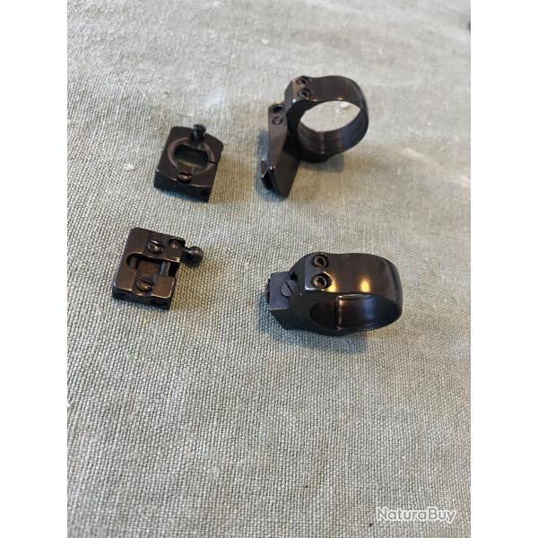 Montage pivotant complet pour remington 700 ou Bergara B14 - embase et colliers 30mm