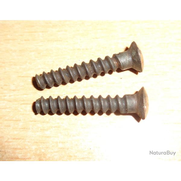 2 vis de battant de crosse pour fusil ou carabine GRAS
