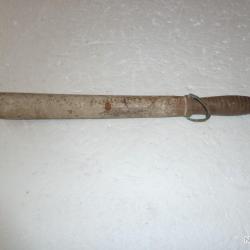 belle matraque de police ou militaire vintage en bois des ann&eacute;es 20-40, rare!