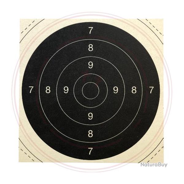 Visuel centre de cible C50 - 21x21 - a l'unit�e