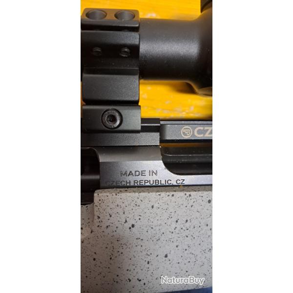 carabine cz 457 crosse synth�tique canon lourd chargeur 5 coups lunette Hawke 6-24-44 half-mildot