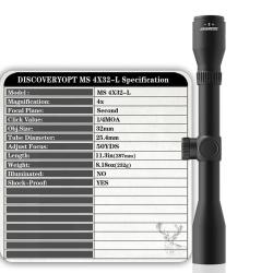 Lunette Discovery opt 4x32 SFP MS-L