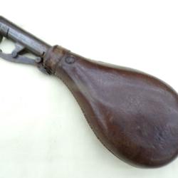 Poire &agrave; plombs en cuir rigide faite par DIXON & SONS