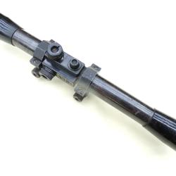 Bonne lunette VIDI 2X20 avec crochets de d&eacute;montage rapide.