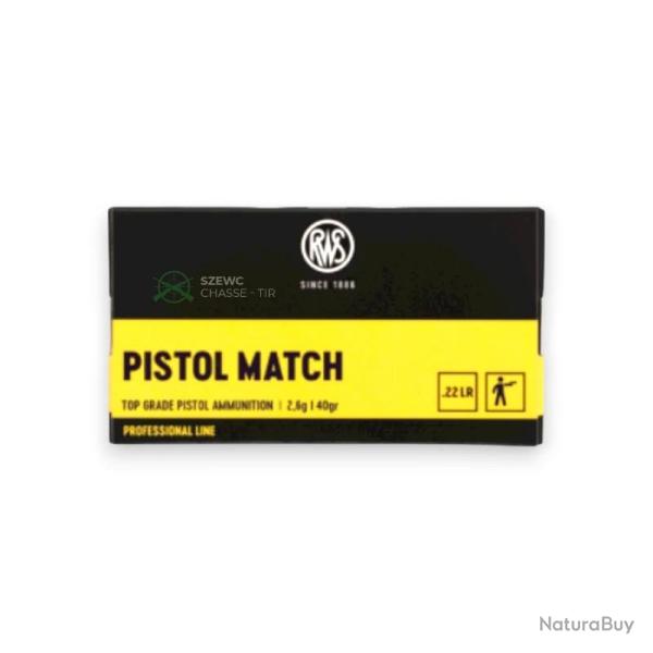 RWS PISTOL MATCH 22LR