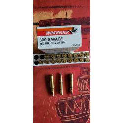 1 bo&icirc;te de cartouches 300 Savage Silvertip