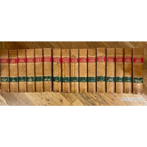 Oeuvres compl�tes de Buffon avec la nomenclature linn�enne et la classification de Cuvier. 16 volume