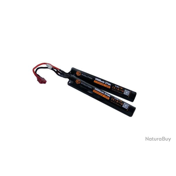 Batterie Li-Ion 7,4v Double 5000 mAh (Evolution Airsoft)