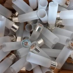 100 douilles neuf transparente CAL 12/70 type 3