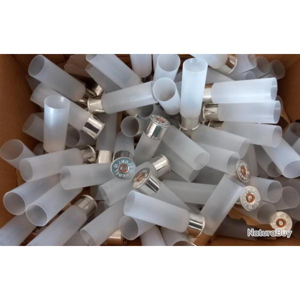 100 douilles neuf transparente CAL 12/70 type 3