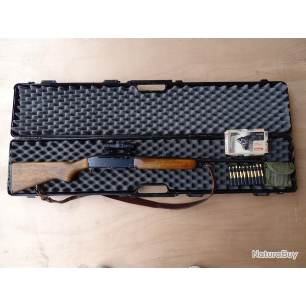 Carabine Remington Sportsman 74 Auto 280 Rem - Point rouge + accessoires - 1�
