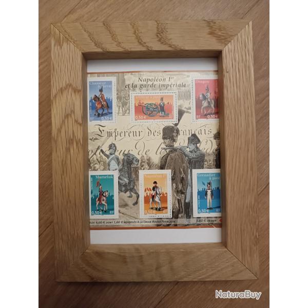 Cadre avec timbres Napol�on