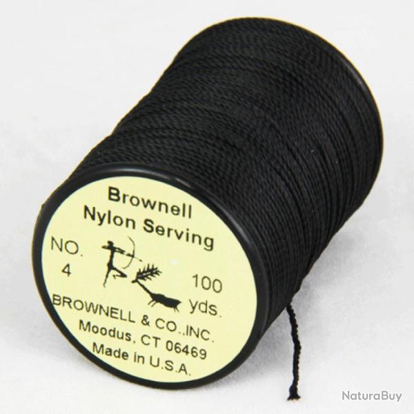 Tranche-fil tress� Brownell n4 Noir 100 yards