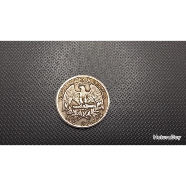 REPRO -  pi�ce monnaie USA 1 dollar 1865