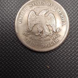 REPRO -  pi&egrave;ce monnaie USA TRADE dollar 1791