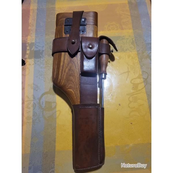 1� sans prix de r�serve crosse Holster pour mauser C96 avec son outil repro
