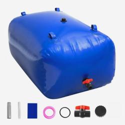 R&eacute;servoir d'Eau Souple 400 L, Vessie de Stockage Eau Pliable, Sac Conteneur d'Eau PVC 1000D