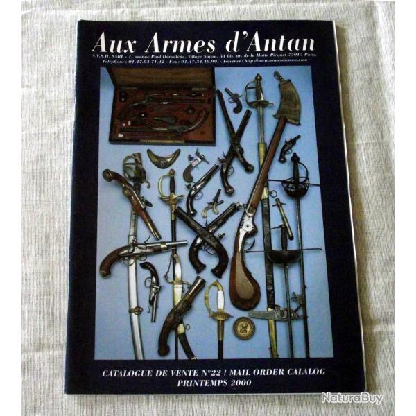 Catalogue de vente : Aux armes d'antan N� 22 - Printemps 2000