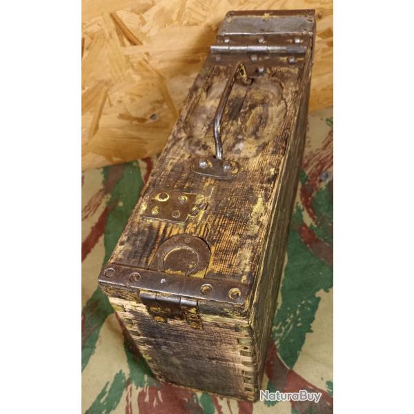 Caisse MG08 15 en bois jaune WW1