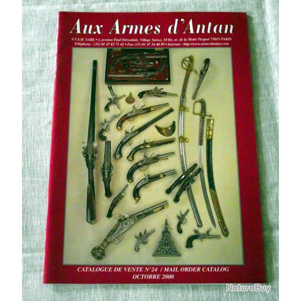 Catalogue de vente : Aux armes d'antan N�24 - Octobre 2000