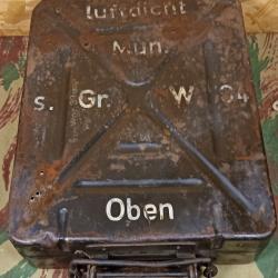 Boite pour obus de mortier de 80mm Gr.W.34. de 1943 ww2