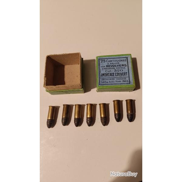 7 munitions cat�gorie D + bo�te 320 bulldog