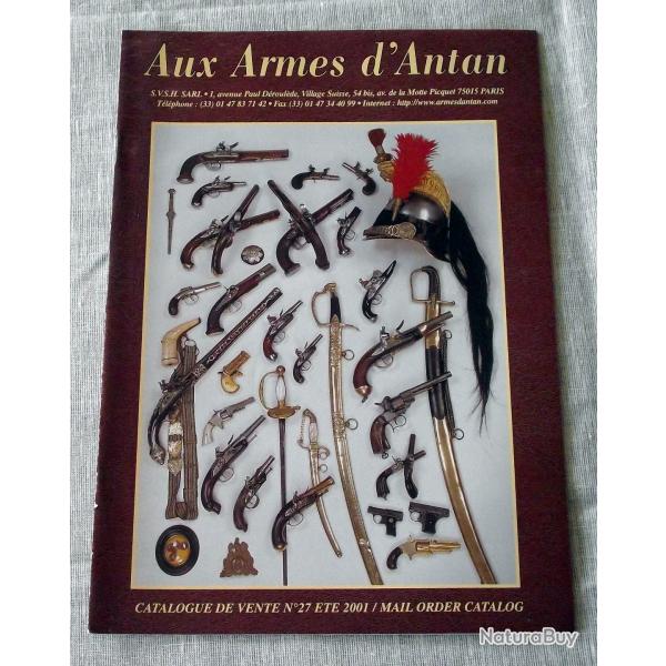Catalogue de vente : Aux armes d'antan N�27 - Et� 2001